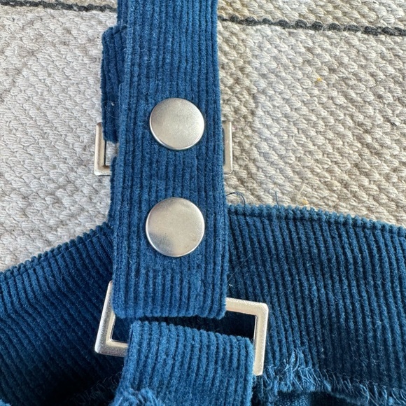 Corduroy jumper dress size L - forever 21 Blue - Picture 4 of 6